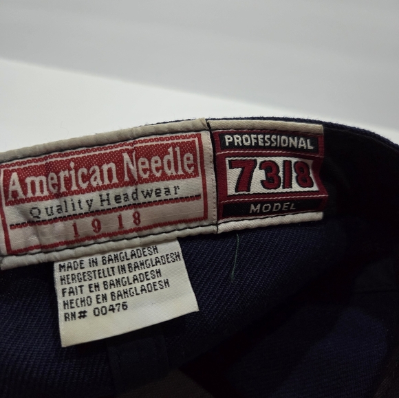 Chicqgo Cubs 1914 American Needle Dark Blue Cap with Bear Emblem 7 3/8 - Picture 5 of 5